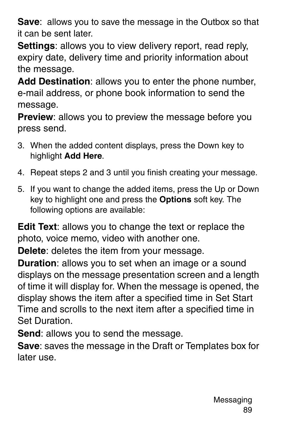 Samsung SGH-E317CSACIN User Manual | Page 89 / 224