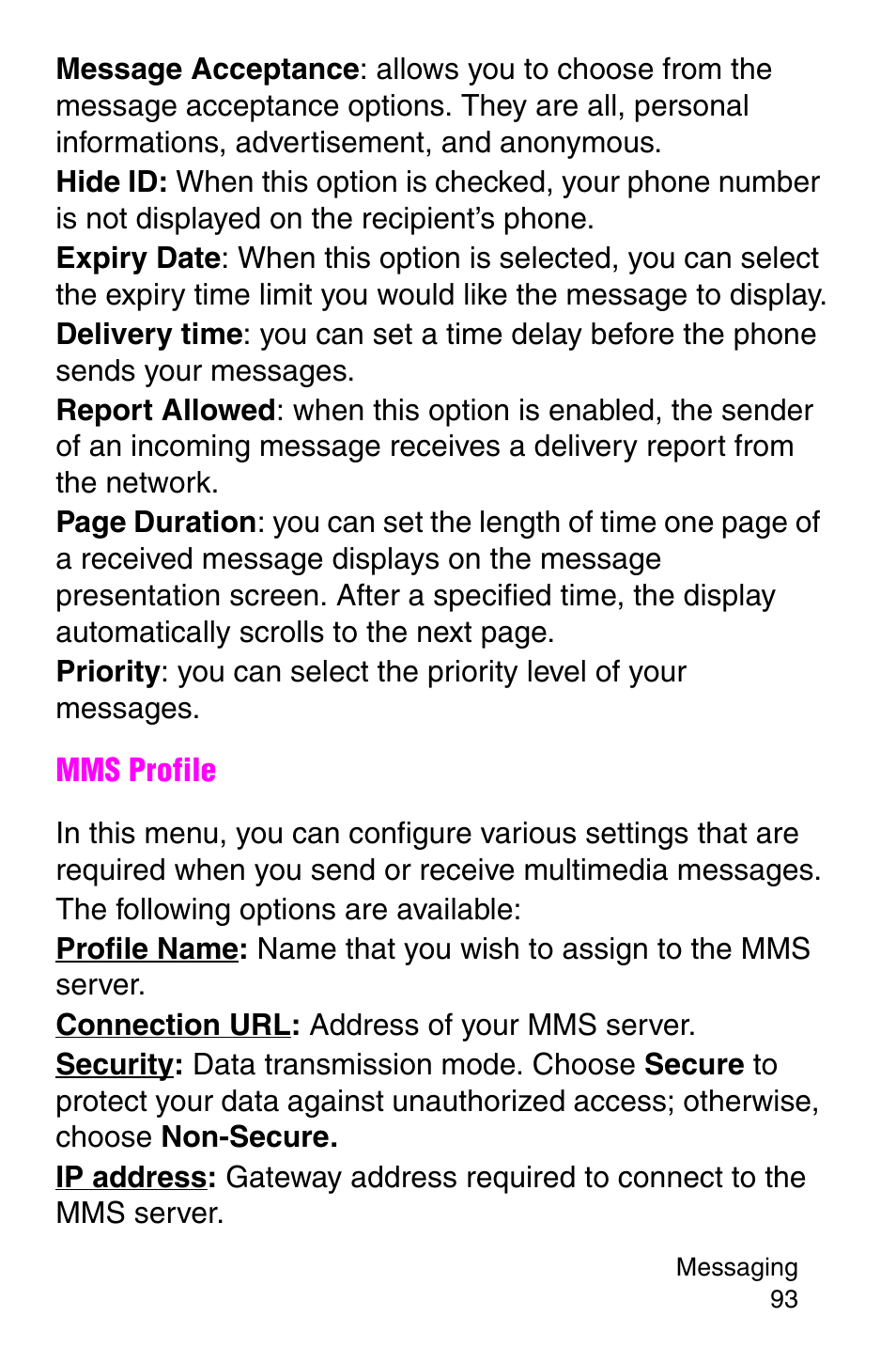 Samsung SGH-E317CSACIN User Manual | Page 93 / 224