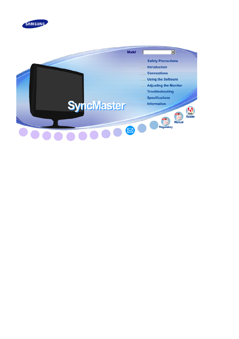 Samsung LS19PEWSFV-XAA User Manual | 50 pages