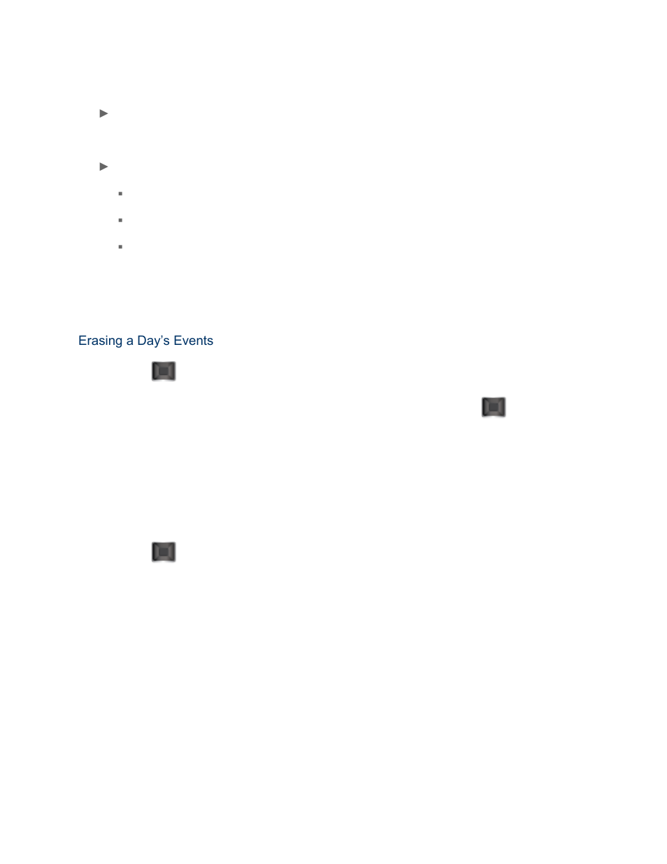 Erasing events, Bluetooth | Samsung SPH-M400MSASPR User Manual | Page 83 / 96