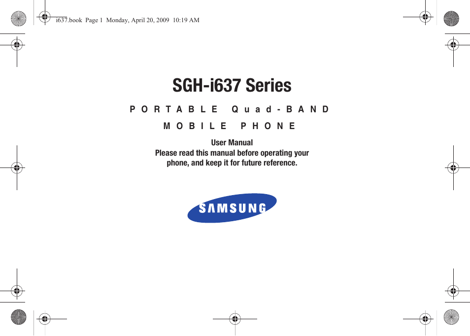 Samsung SGH-I637MAAATT User Manual | 158 pages