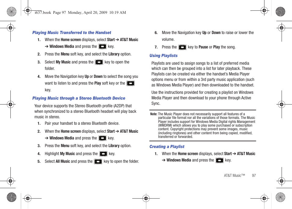 Samsung SGH-I637MAAATT User Manual | Page 101 / 158