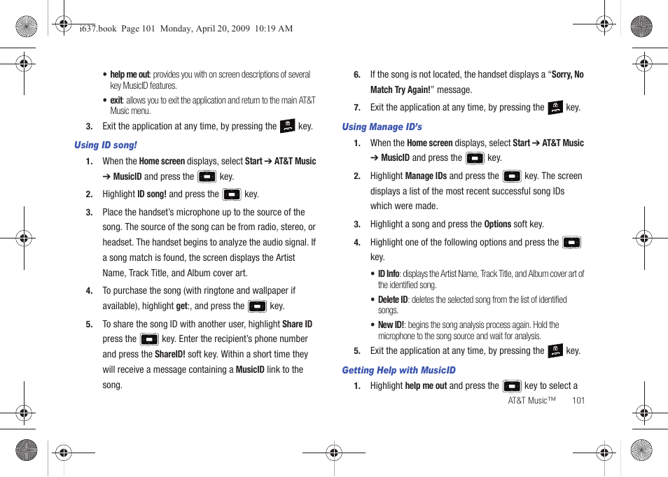 Samsung SGH-I637MAAATT User Manual | Page 105 / 158