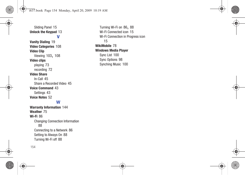 Samsung SGH-I637MAAATT User Manual | Page 158 / 158