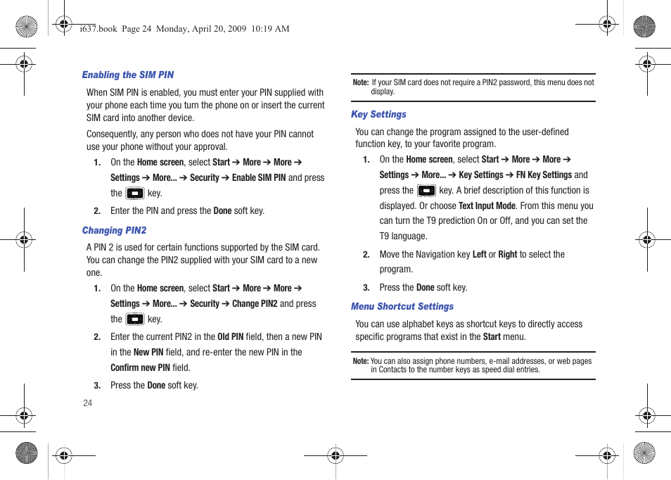 Samsung SGH-I637MAAATT User Manual | Page 28 / 158