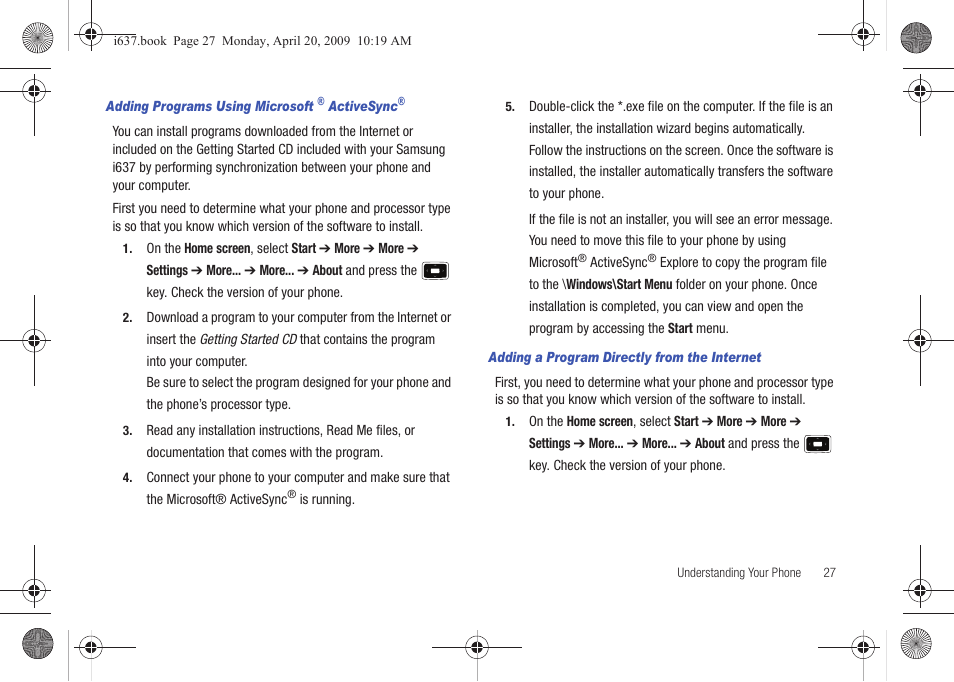 Samsung SGH-I637MAAATT User Manual | Page 31 / 158