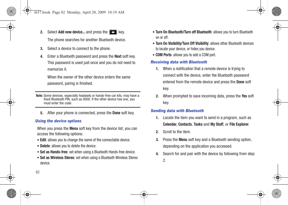 Samsung SGH-I637MAAATT User Manual | Page 86 / 158