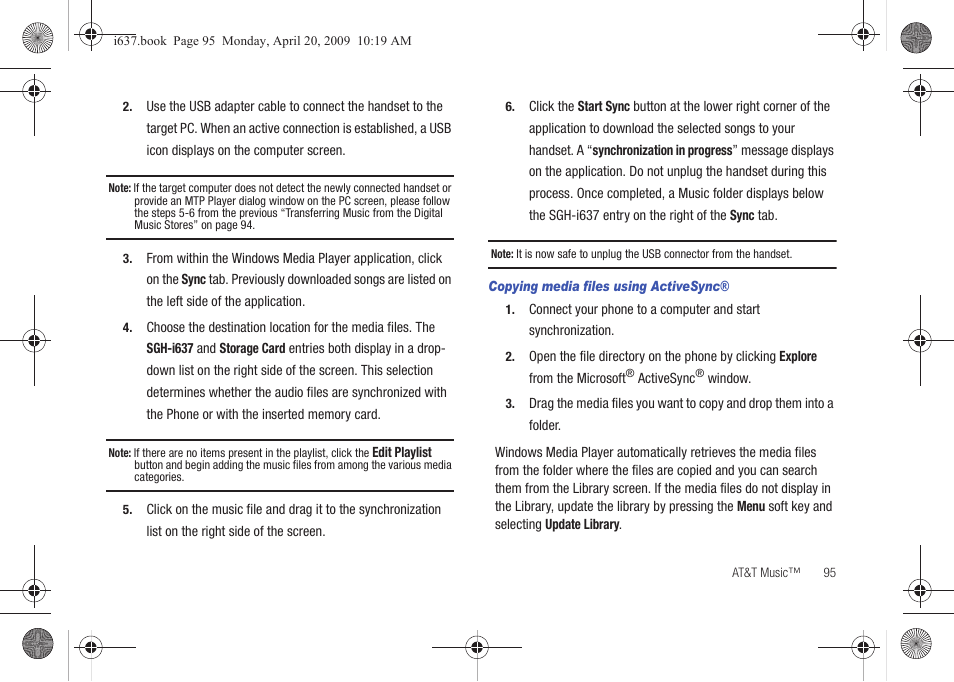 Samsung SGH-I637MAAATT User Manual | Page 99 / 158