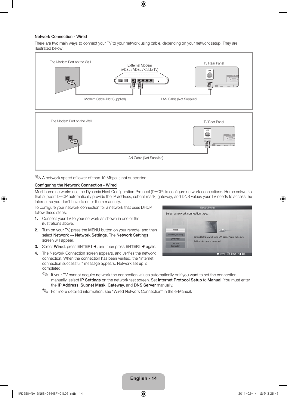 Samsung PN64D550C1FXZA User Manual | Page 14 / 61