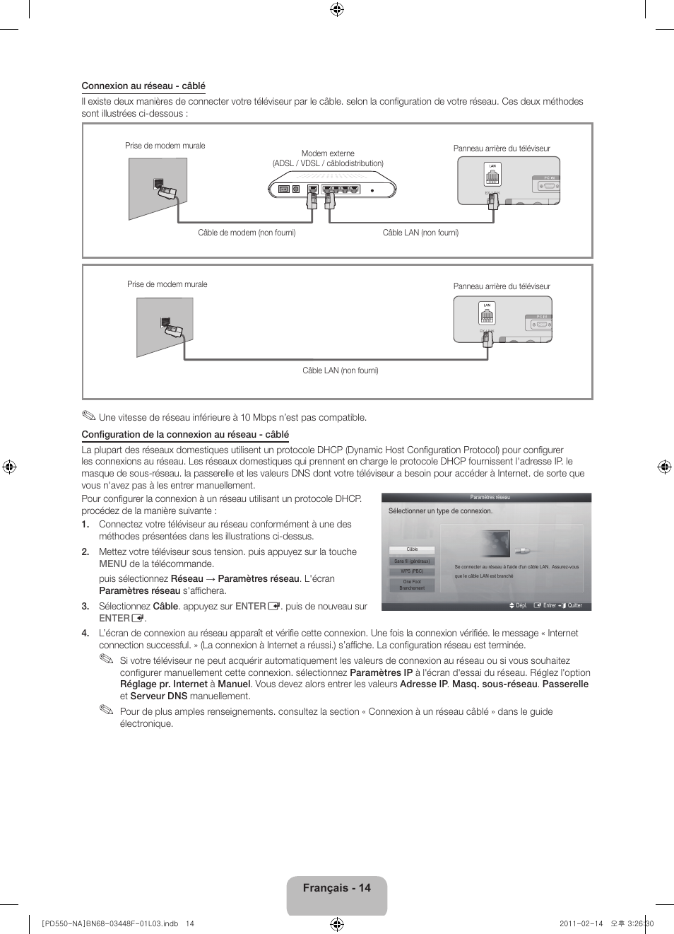 Samsung PN64D550C1FXZA User Manual | Page 54 / 61