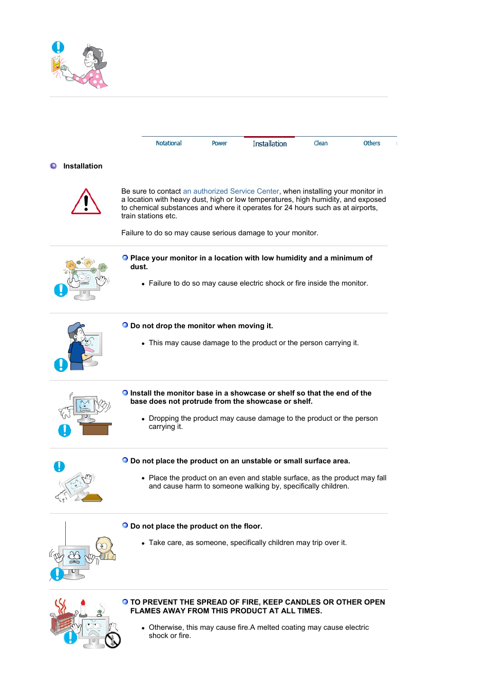 Clean | Samsung LS19HAKCBQ-XAA User Manual | Page 4 / 52