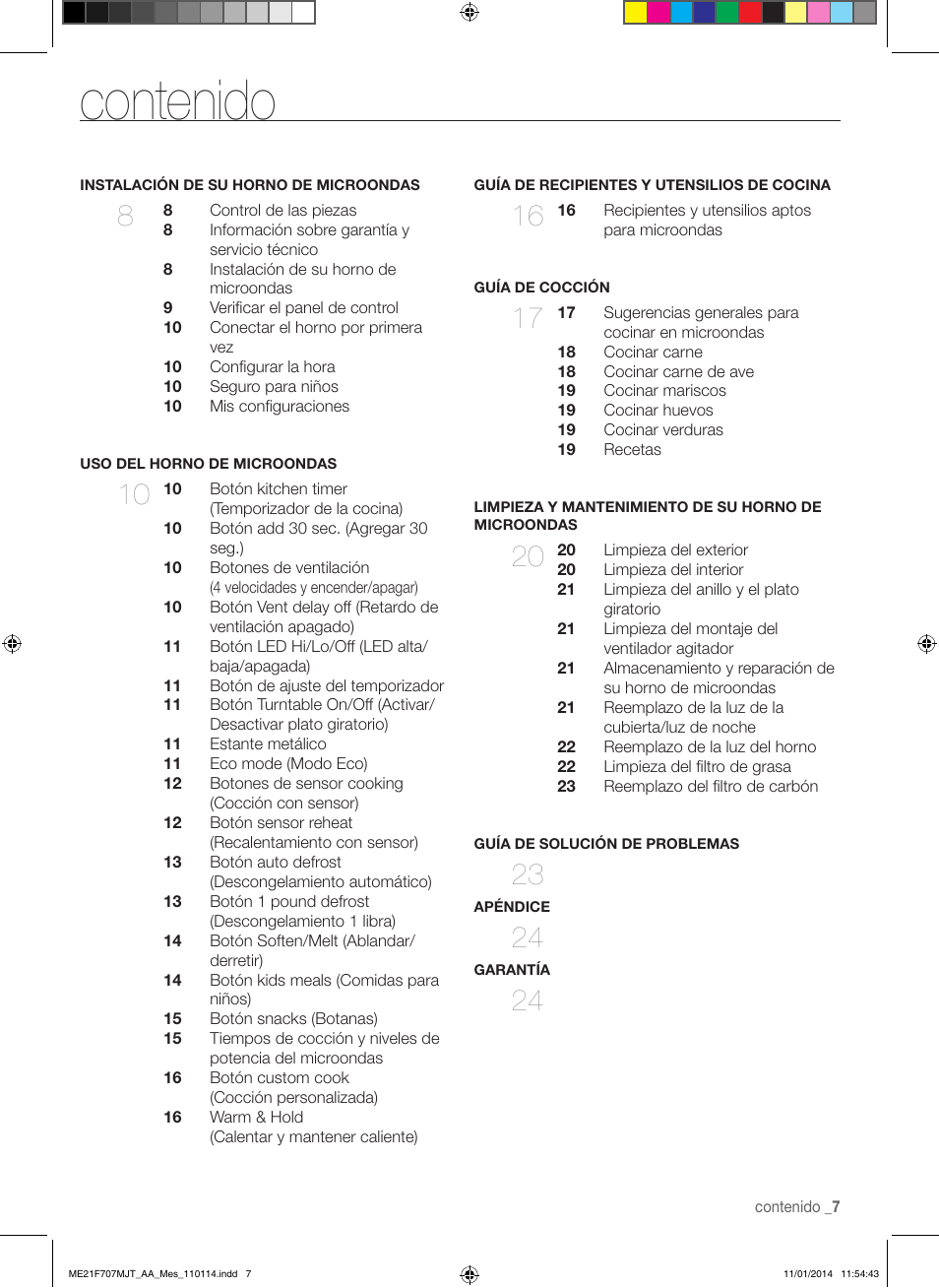 Samsung ME21F707MJT-AA User Manual | Page 33 / 52