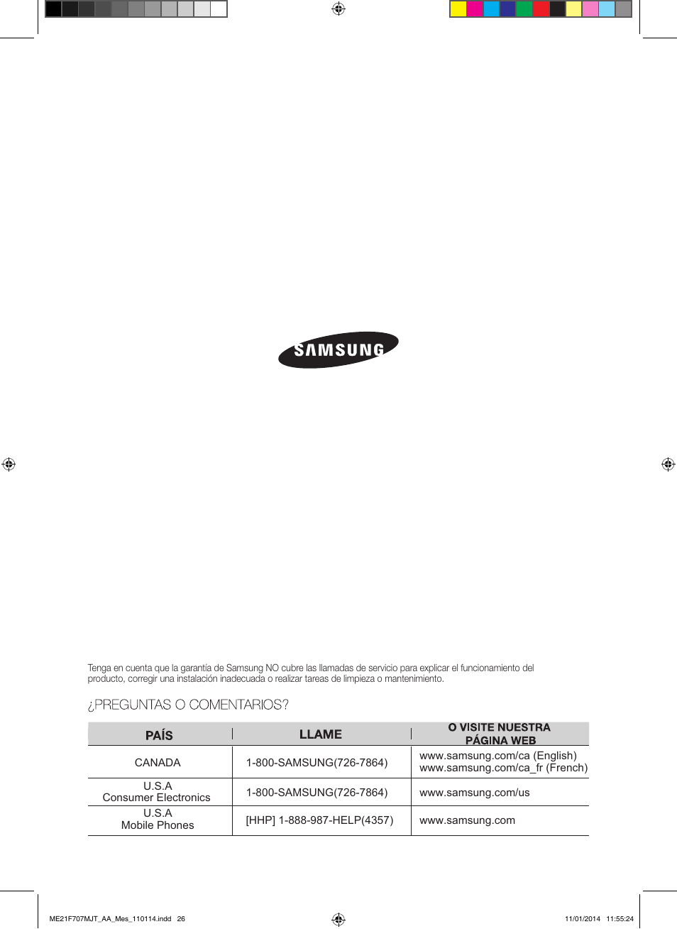 Samsung ME21F707MJT-AA User Manual | Page 52 / 52