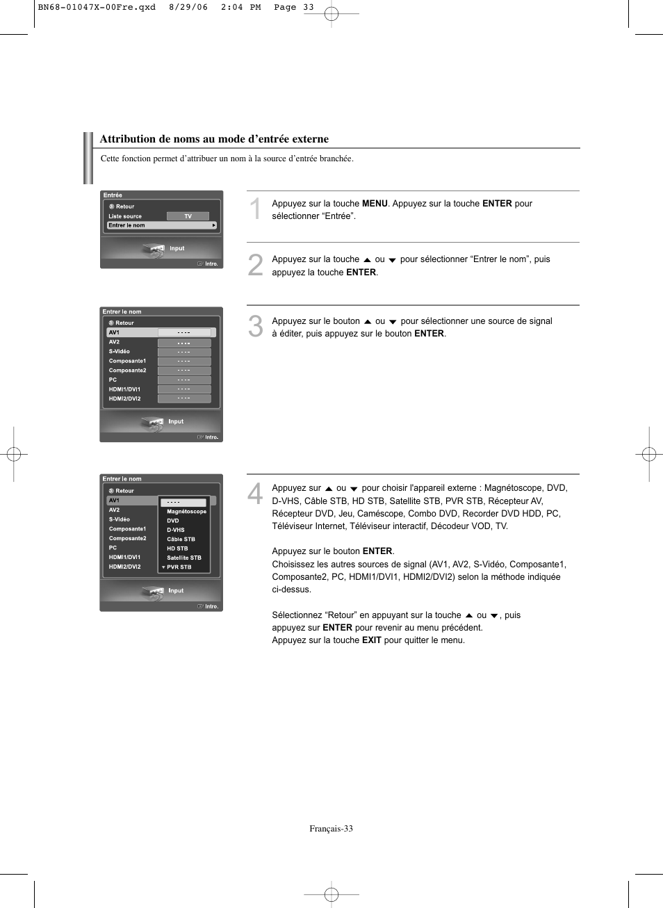 Samsung LNS5296DX-XAA User Manual | Page 161 / 380