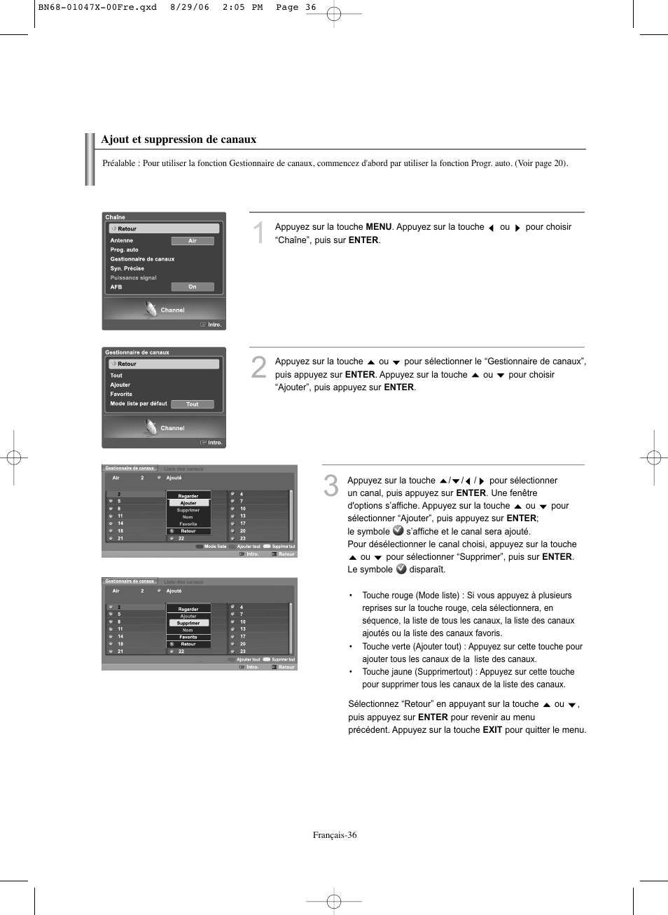 Samsung LNS5296DX-XAA User Manual | Page 164 / 380