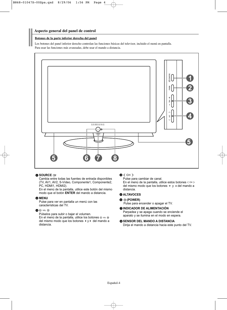 Samsung LNS5296DX-XAA User Manual | Page 258 / 380