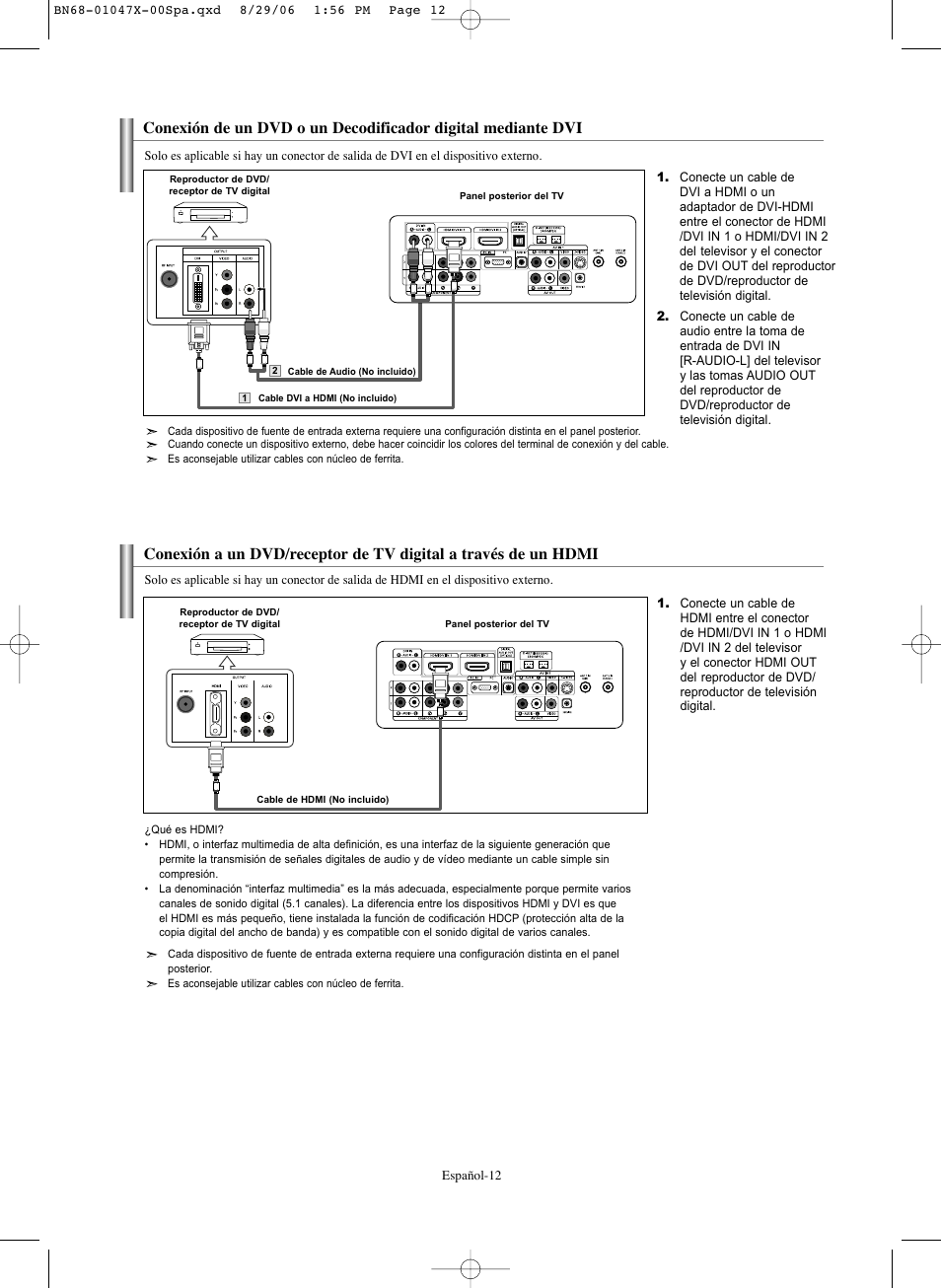 Samsung LNS5296DX-XAA User Manual | Page 266 / 380