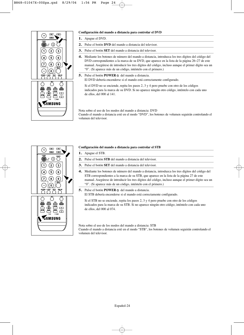 Samsung LNS5296DX-XAA User Manual | Page 278 / 380