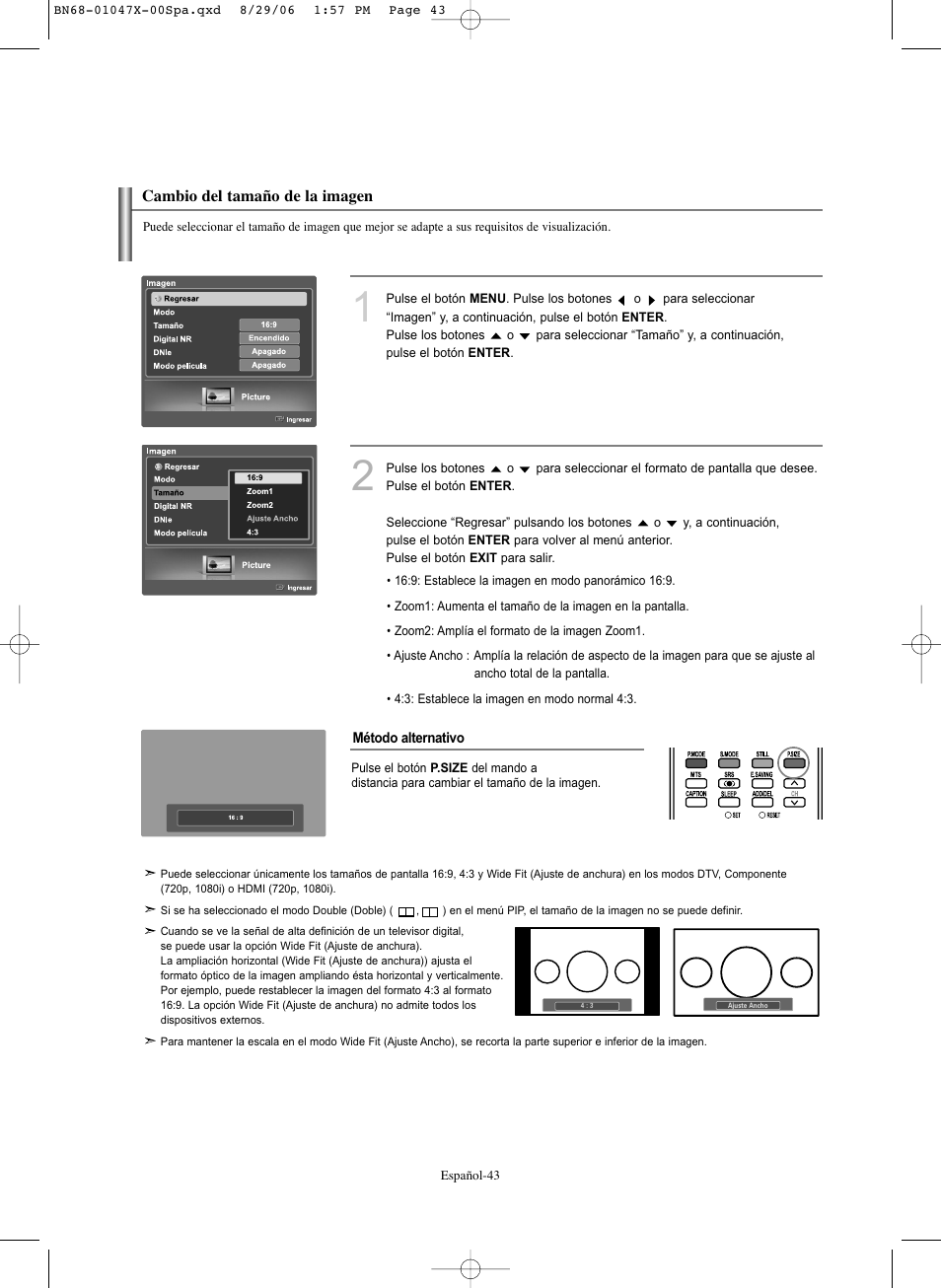 Samsung LNS5296DX-XAA User Manual | Page 297 / 380