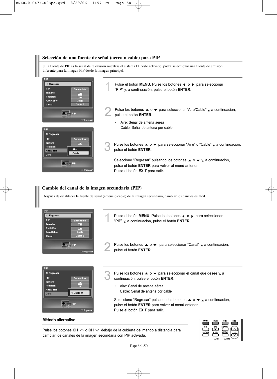 Samsung LNS5296DX-XAA User Manual | Page 304 / 380