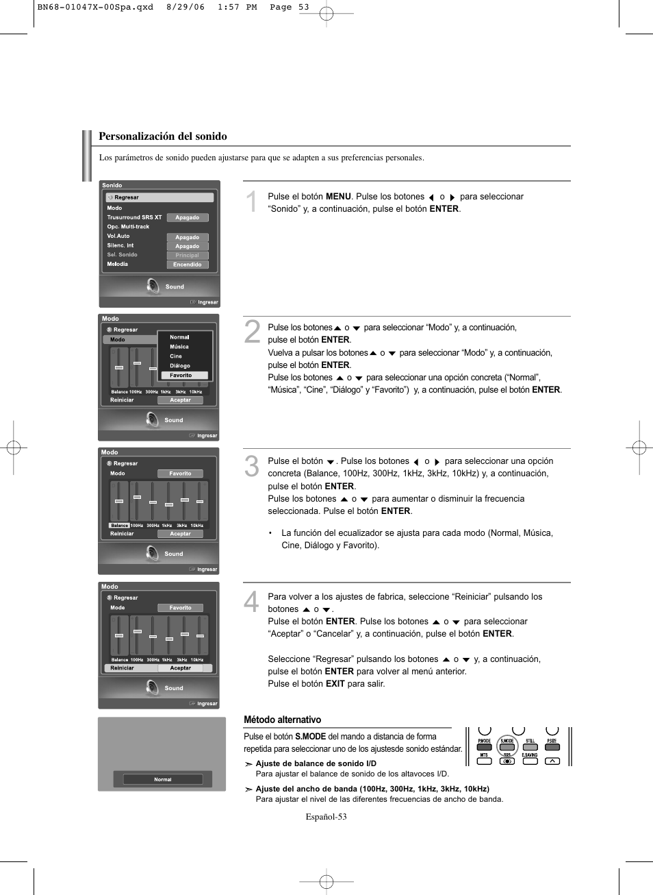 Samsung LNS5296DX-XAA User Manual | Page 307 / 380