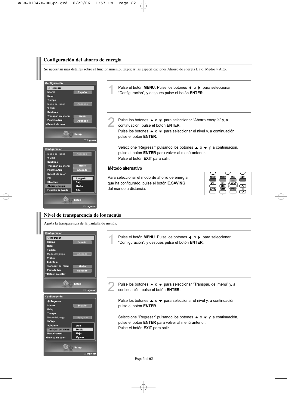 Samsung LNS5296DX-XAA User Manual | Page 316 / 380