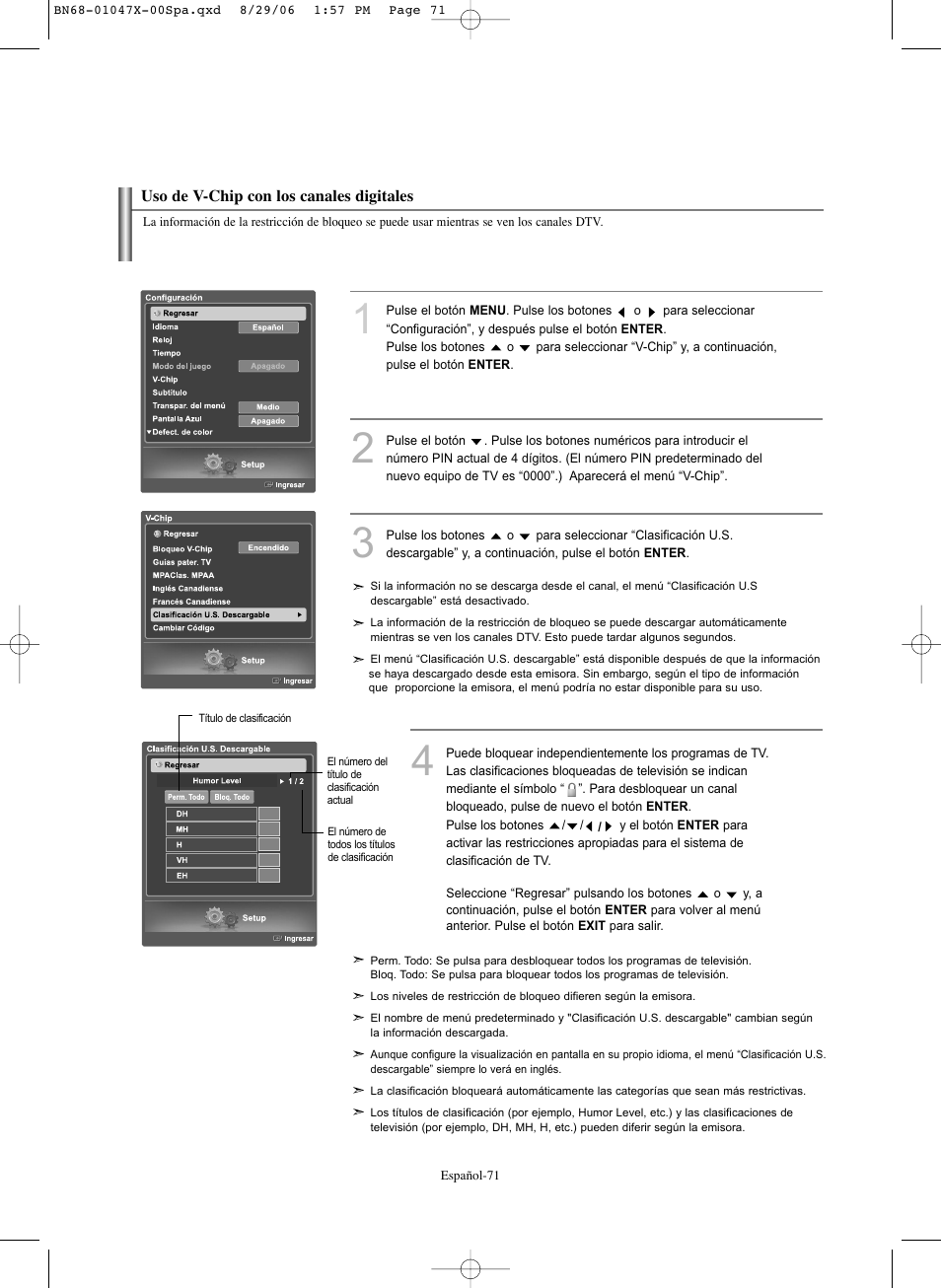 Samsung LNS5296DX-XAA User Manual | Page 325 / 380