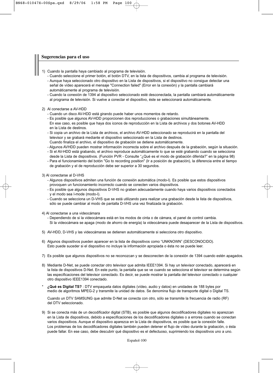Samsung LNS5296DX-XAA User Manual | Page 354 / 380