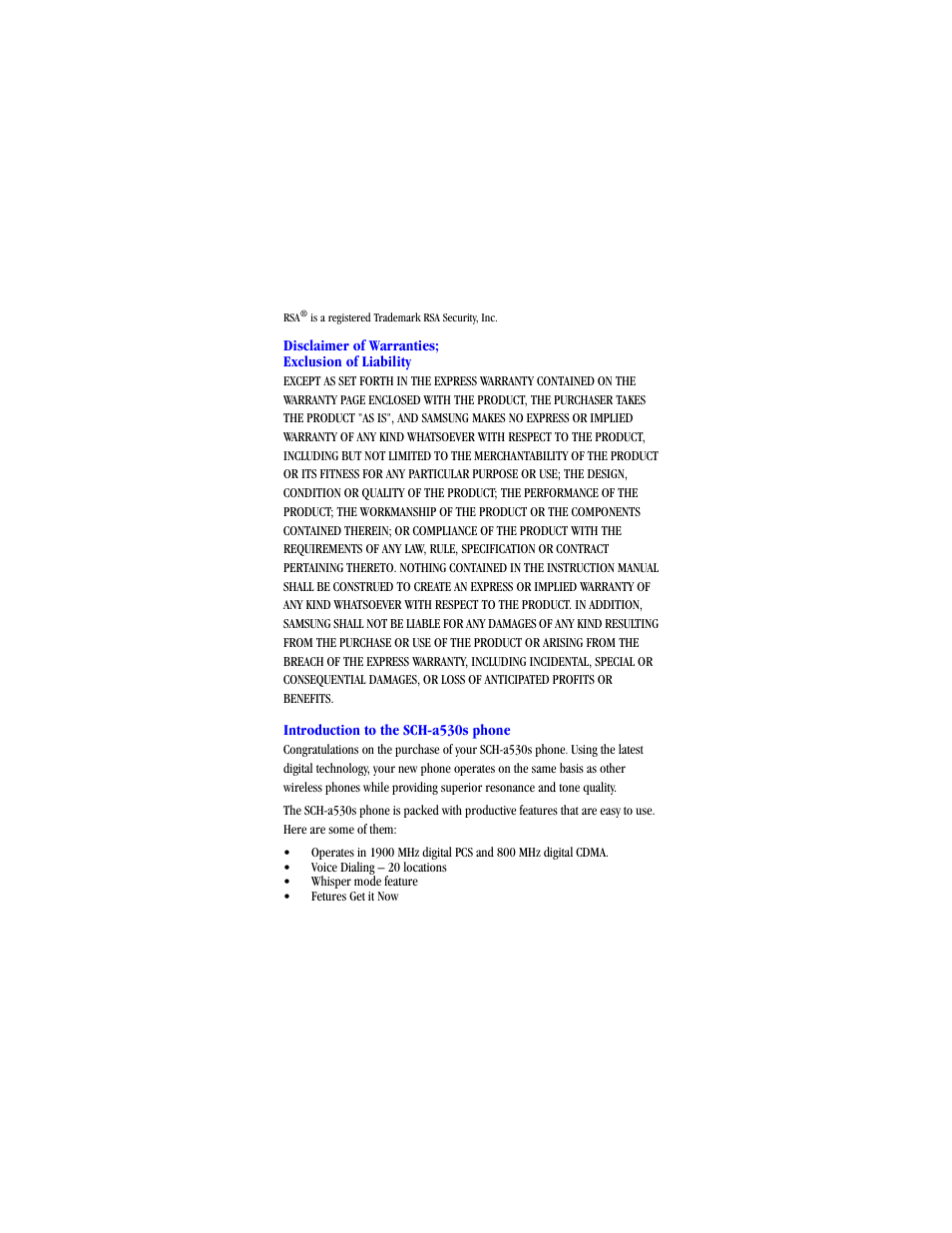 Samsung SCH-A530ZSVXAR User Manual | Page 3 / 134