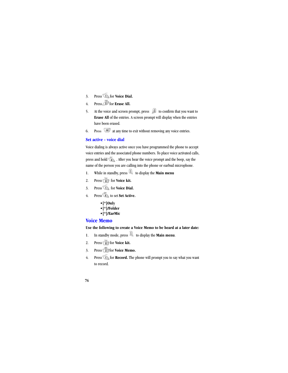 Voice memo | Samsung SCH-A530ZSVXAR User Manual | Page 88 / 134