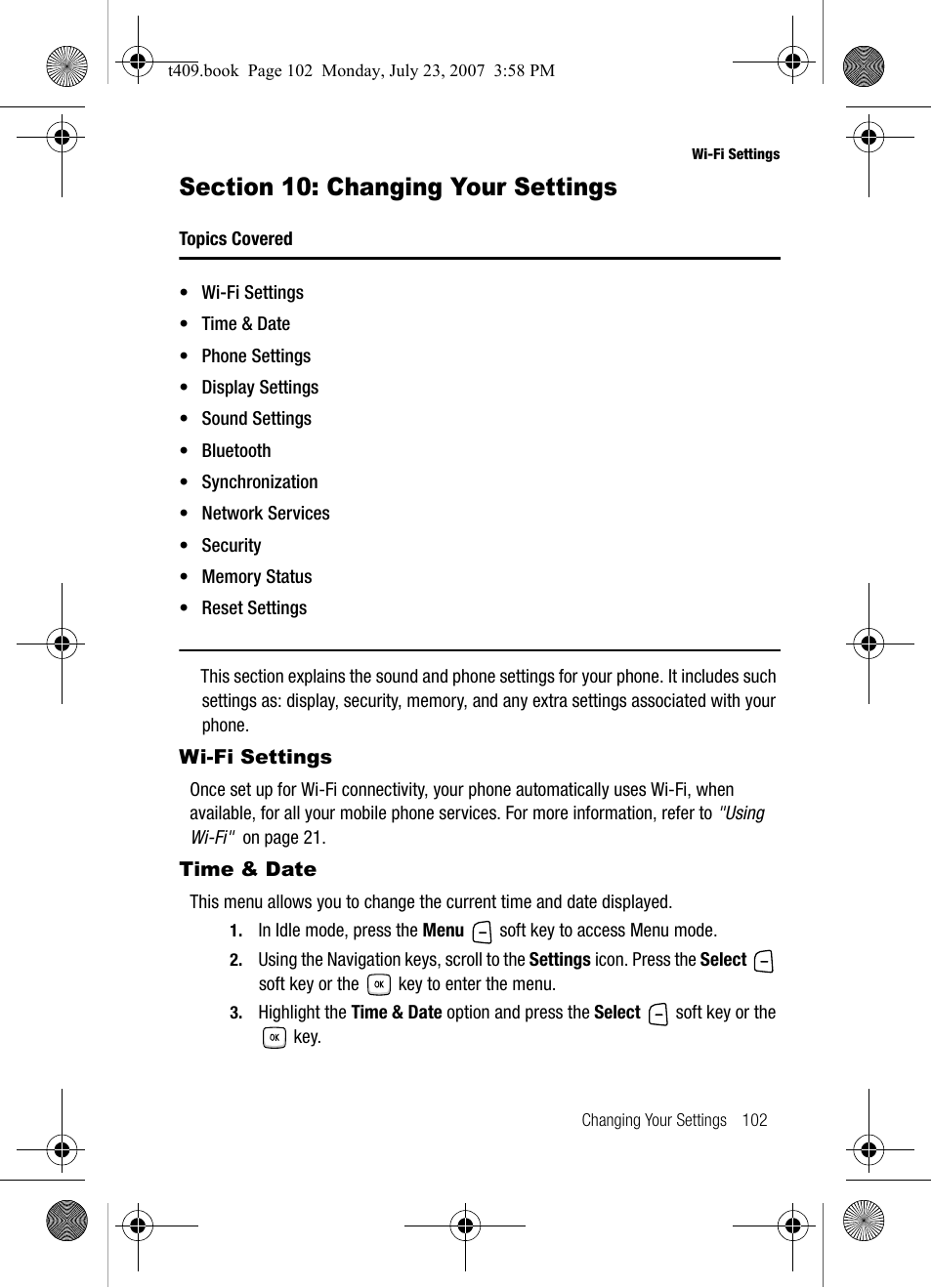 Samsung SGH-T409MBATMB User Manual | Page 105 / 162