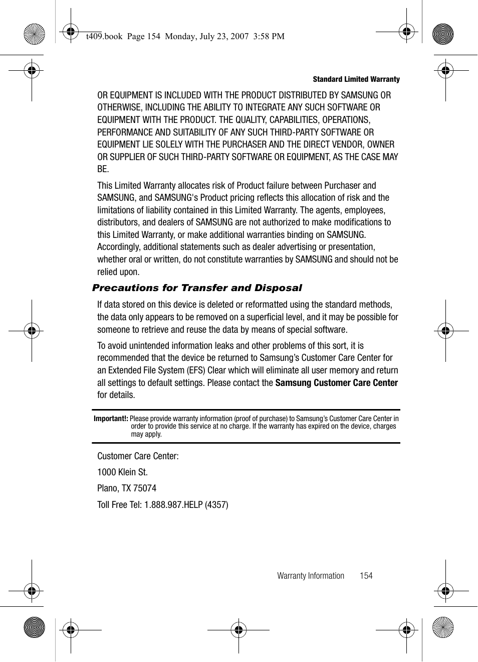 Samsung SGH-T409MBATMB User Manual | Page 157 / 162