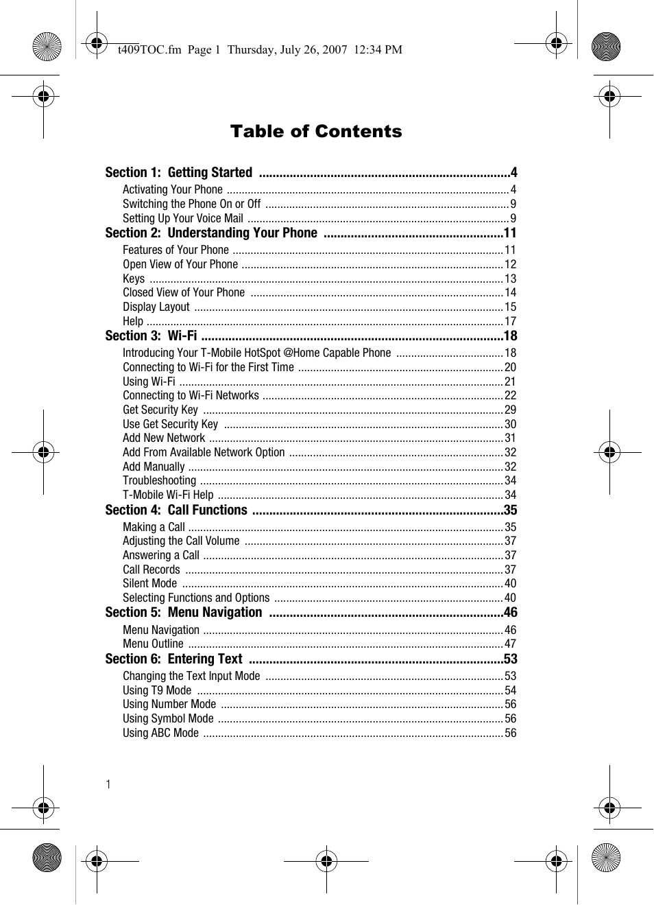 Samsung SGH-T409MBATMB User Manual | Page 4 / 162