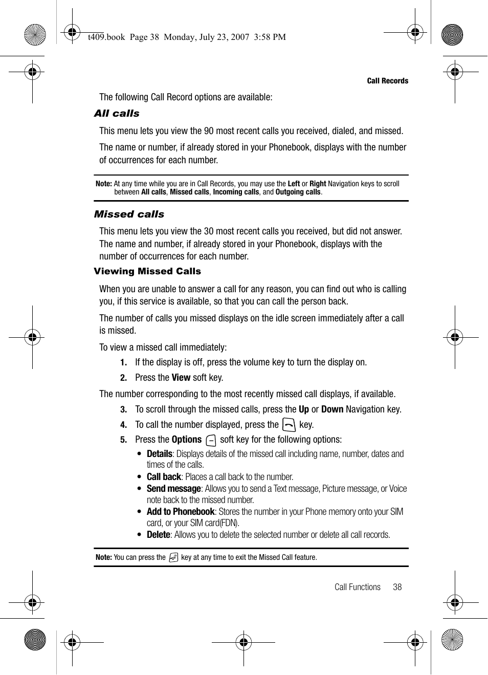 Samsung SGH-T409MBATMB User Manual | Page 41 / 162