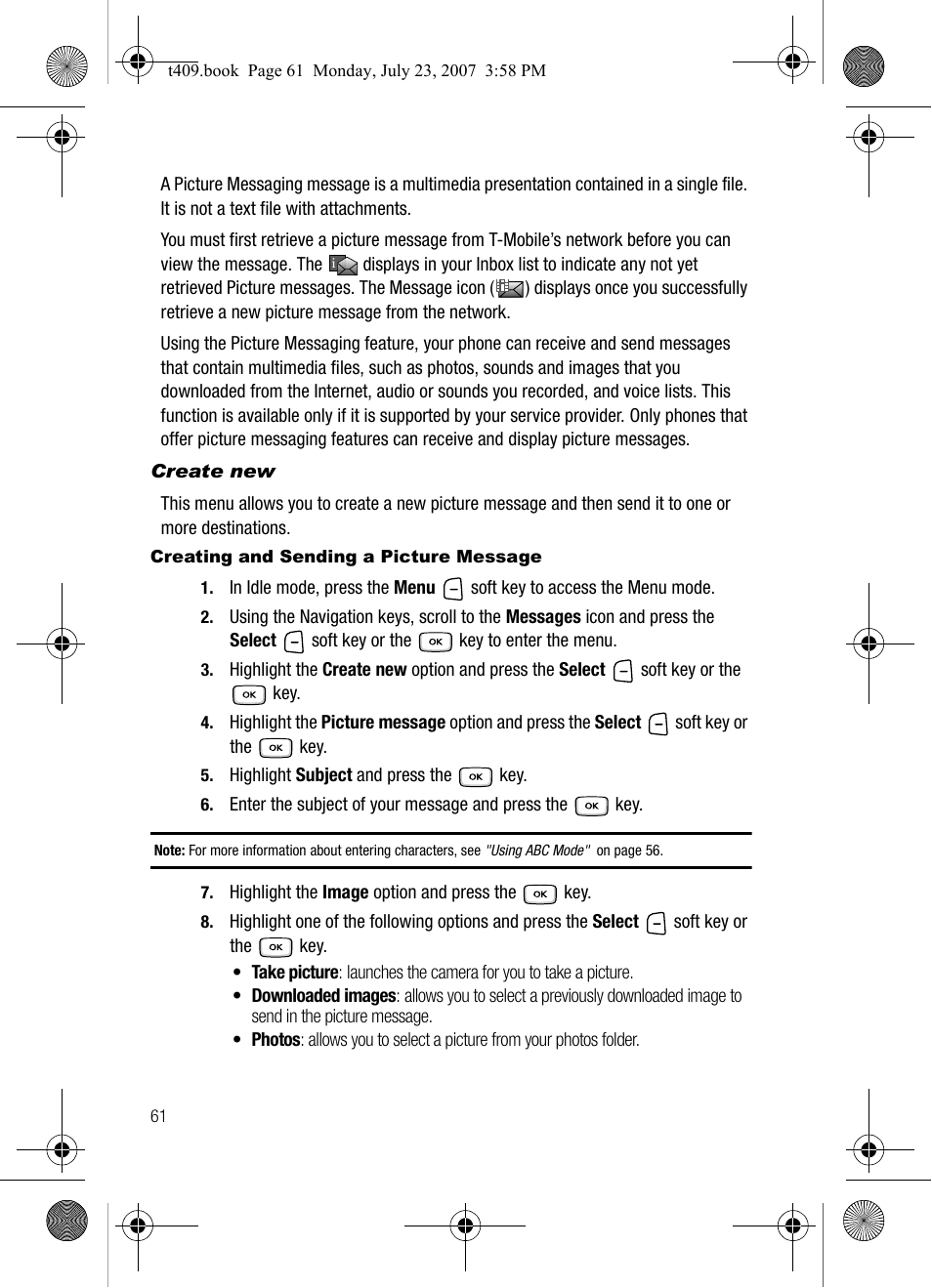 Samsung SGH-T409MBATMB User Manual | Page 64 / 162