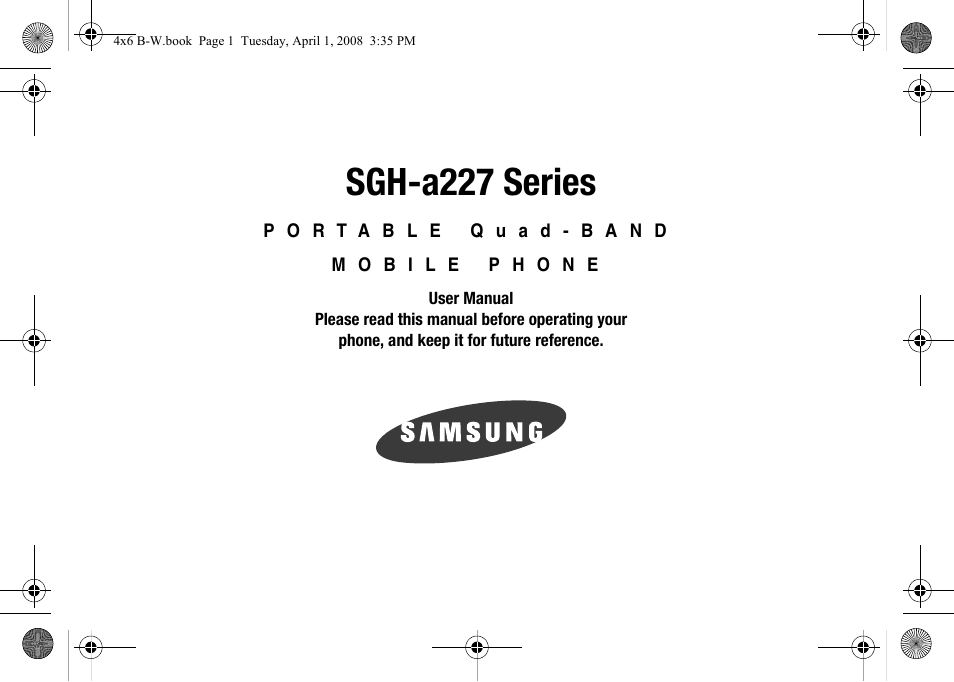 Samsung SGH-A227HAAATT User Manual | 102 pages