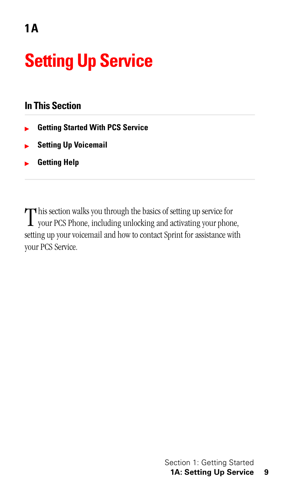 Setting up service | Samsung SPH-I500SS-XAR User Manual | Page 12 / 218