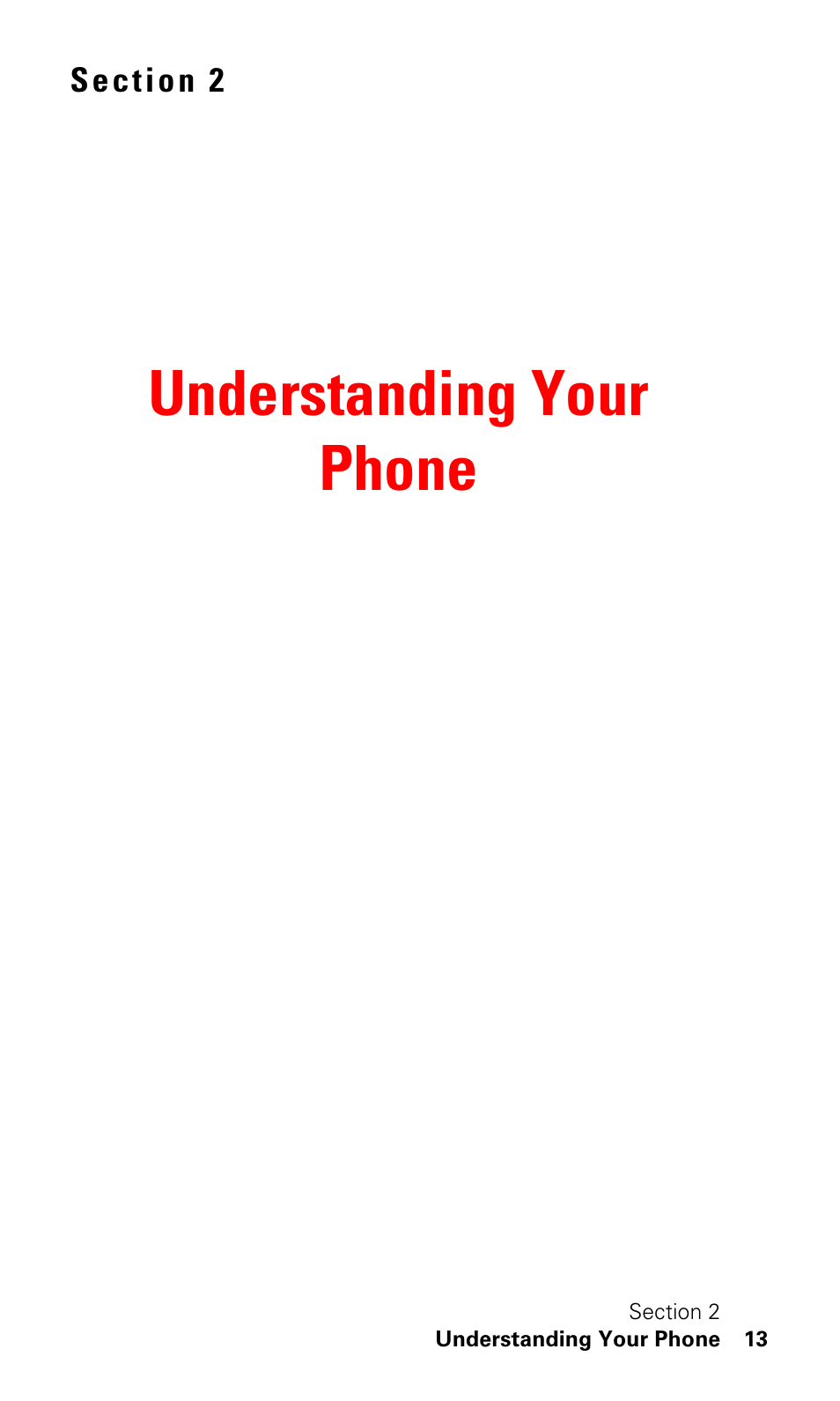 Understanding your phone, Section 2: understanding your phone | Samsung SPH-I500SS-XAR User Manual | Page 16 / 218