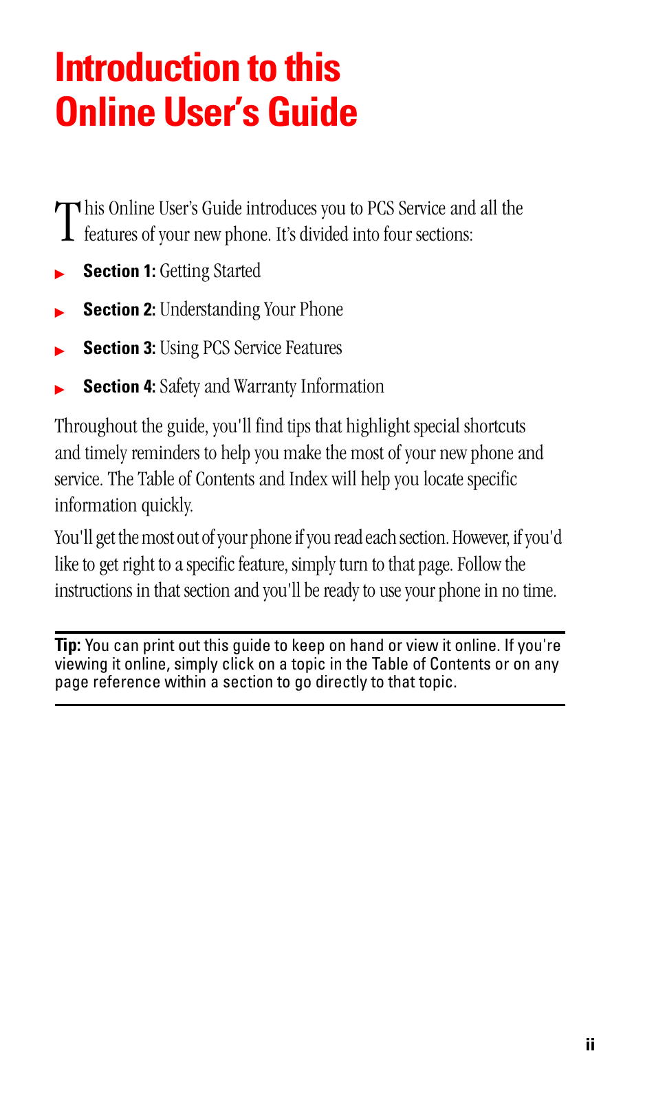 Introduction to this online user’s guide | Samsung SPH-I500SS-XAR User Manual | Page 3 / 218
