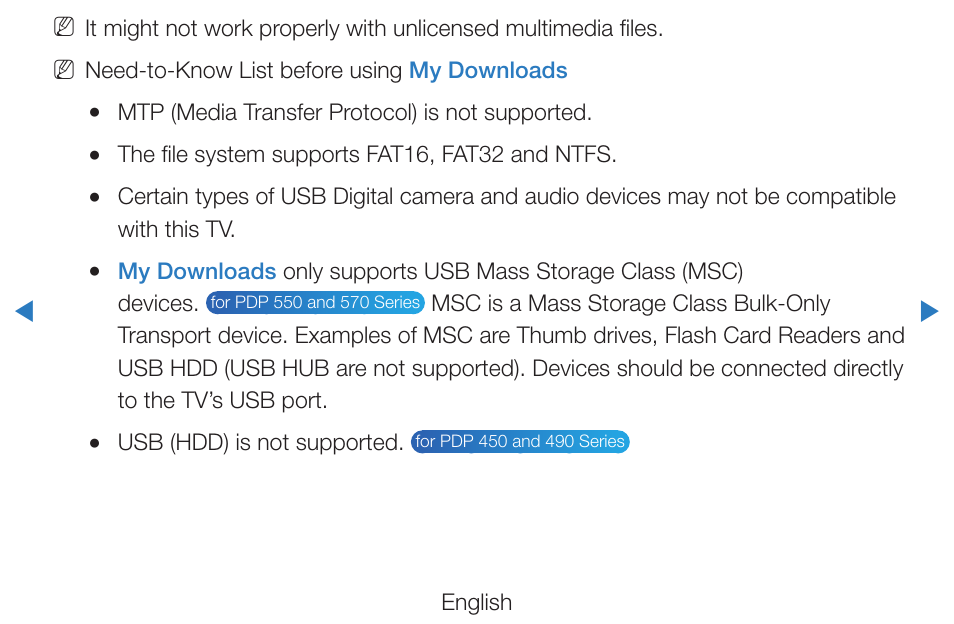 Samsung PN51D490A1DXZA User Manual | Page 181 / 223
