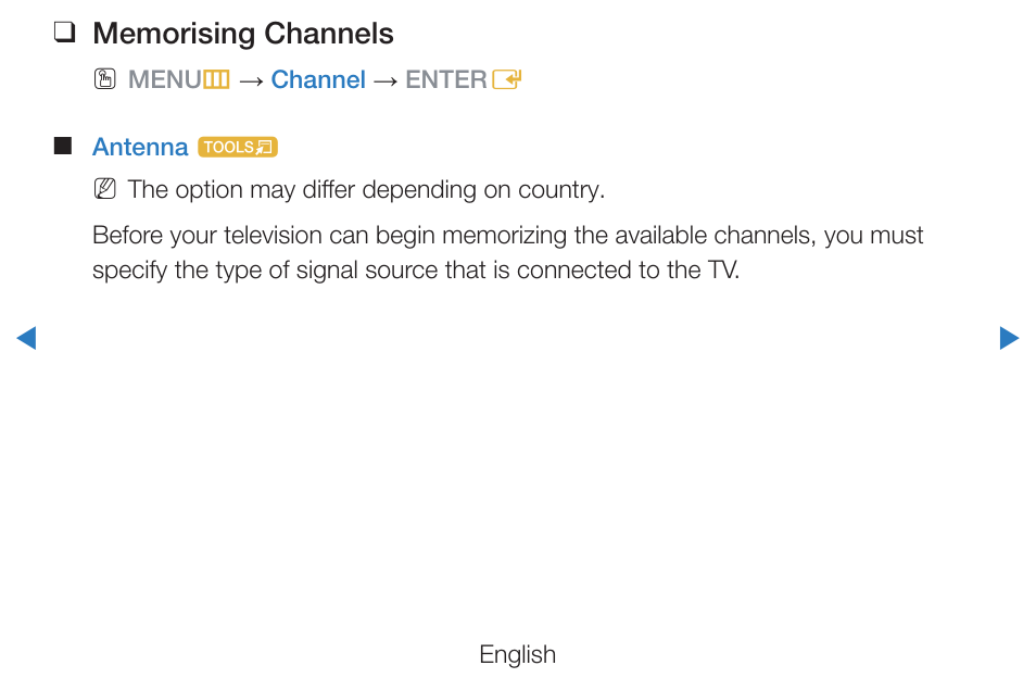 Memorising channels | Samsung PN51D490A1DXZA User Manual | Page 20 / 223