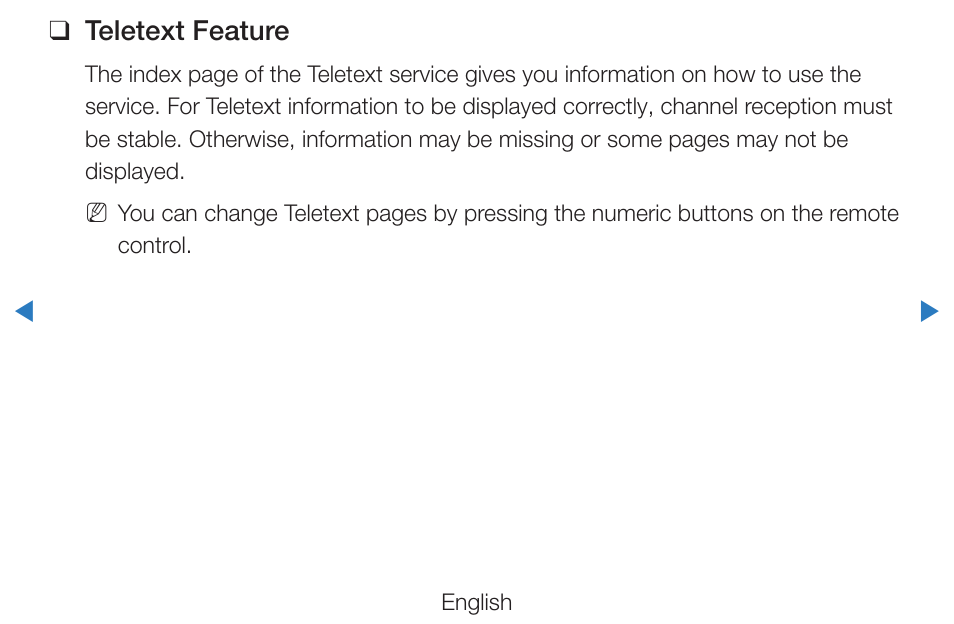 Other information, Teletext feature | Samsung PN51D490A1DXZA User Manual | Page 201 / 223
