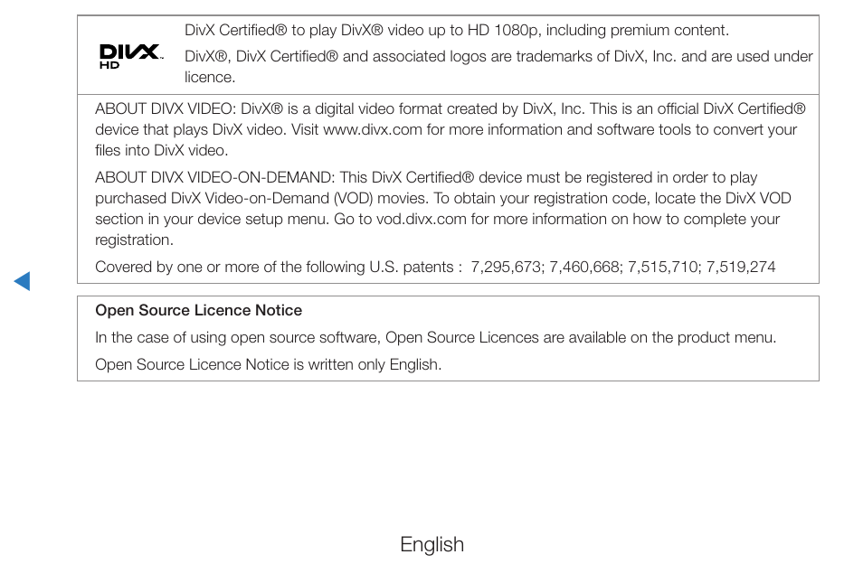 English | Samsung PN51D490A1DXZA User Manual | Page 223 / 223