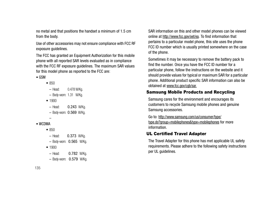Samsung SGH-A827DKAATT User Manual | Page 138 / 164