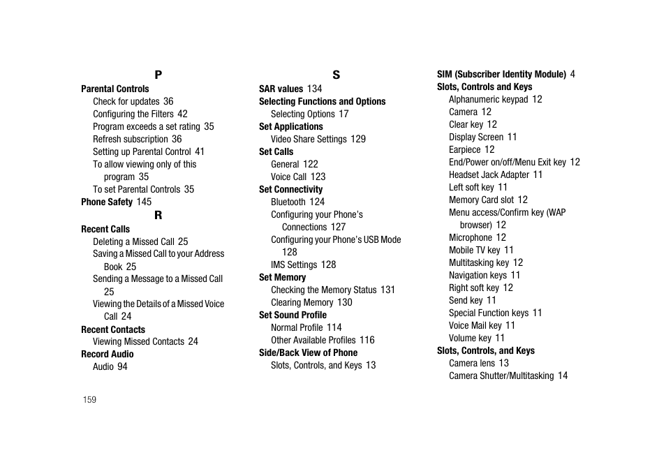 Samsung SGH-A827DKAATT User Manual | Page 162 / 164