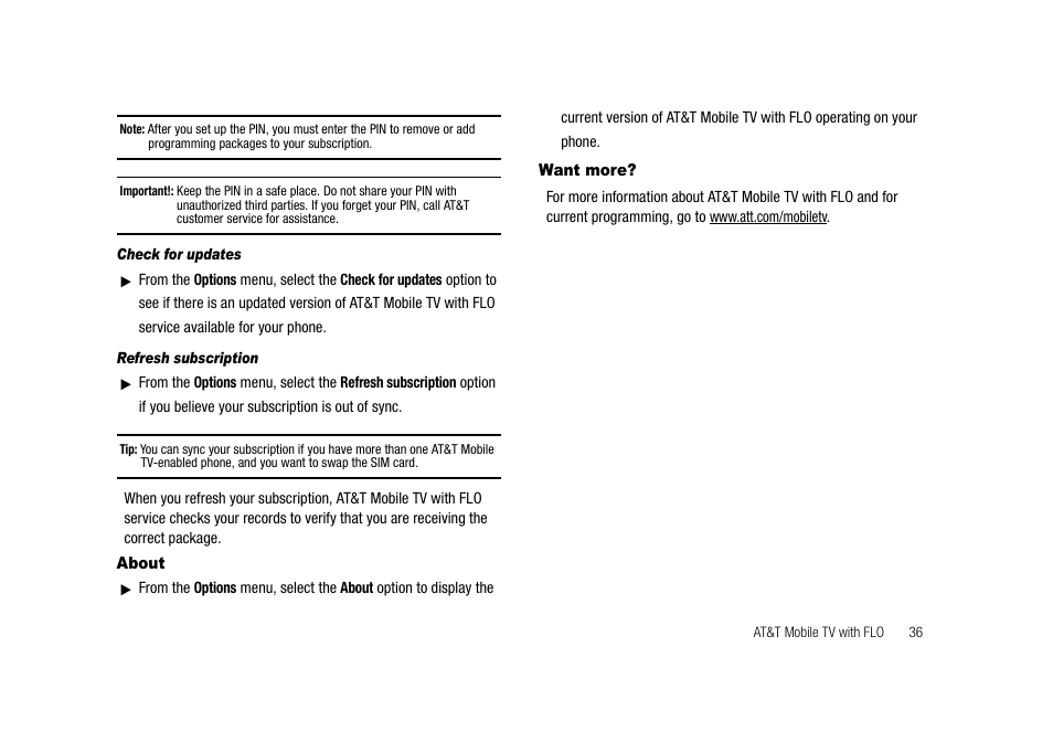 About want more | Samsung SGH-A827DKAATT User Manual | Page 39 / 164