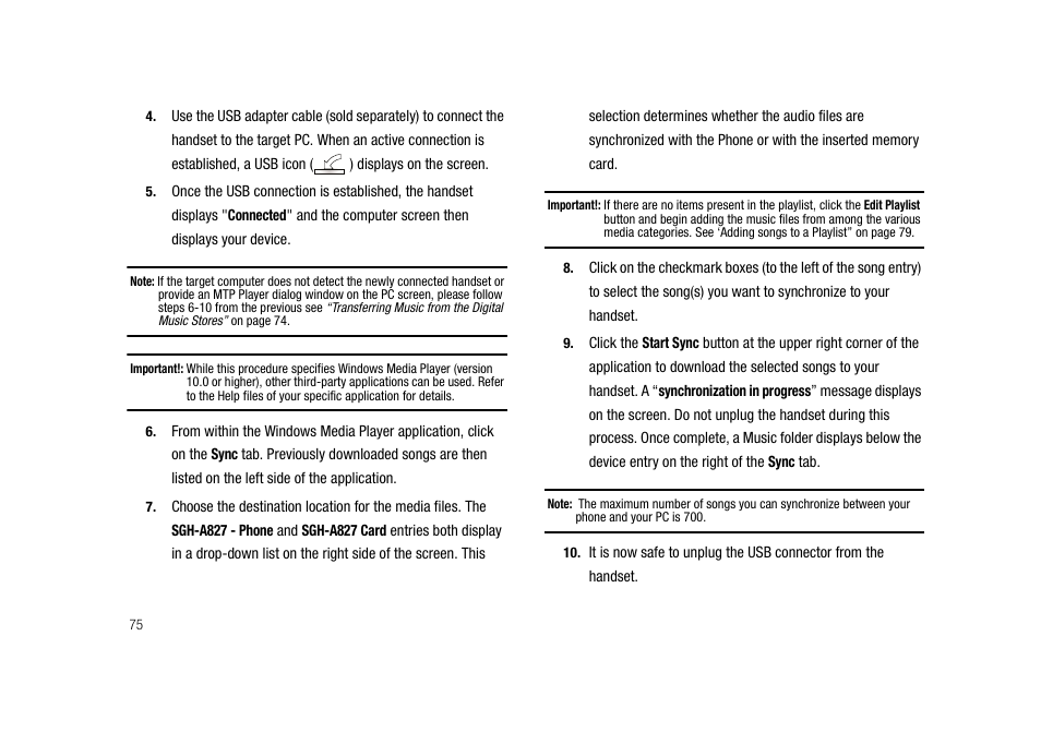 Samsung SGH-A827DKAATT User Manual | Page 78 / 164