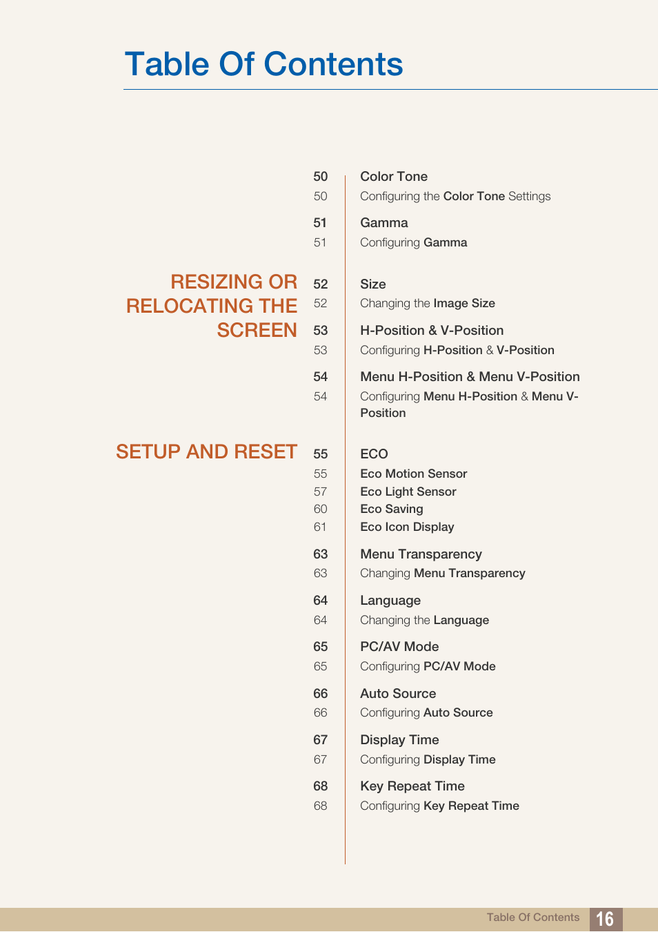 Samsung LS27A850TS-ZA User Manual | Page 16 / 92