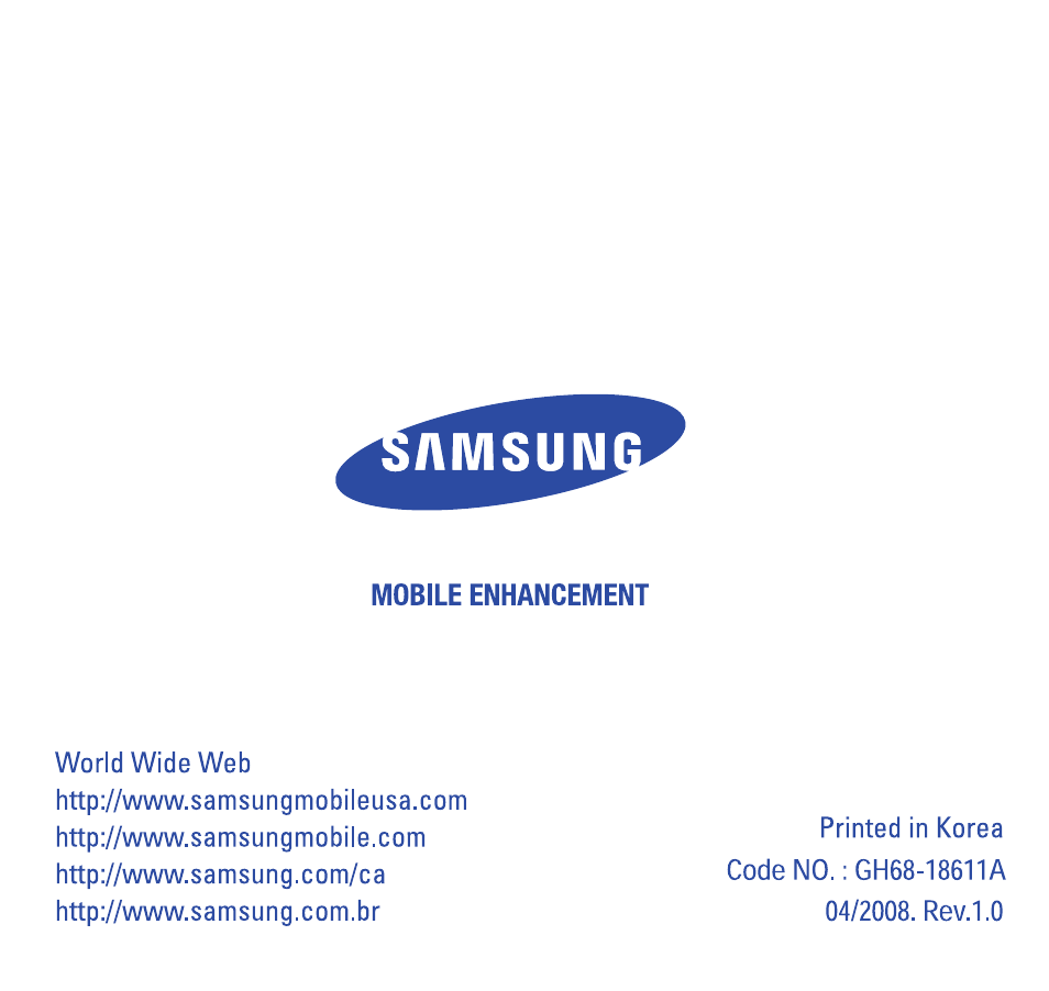 Samsung AWEP301JSECSTA User Manual | 60 pages