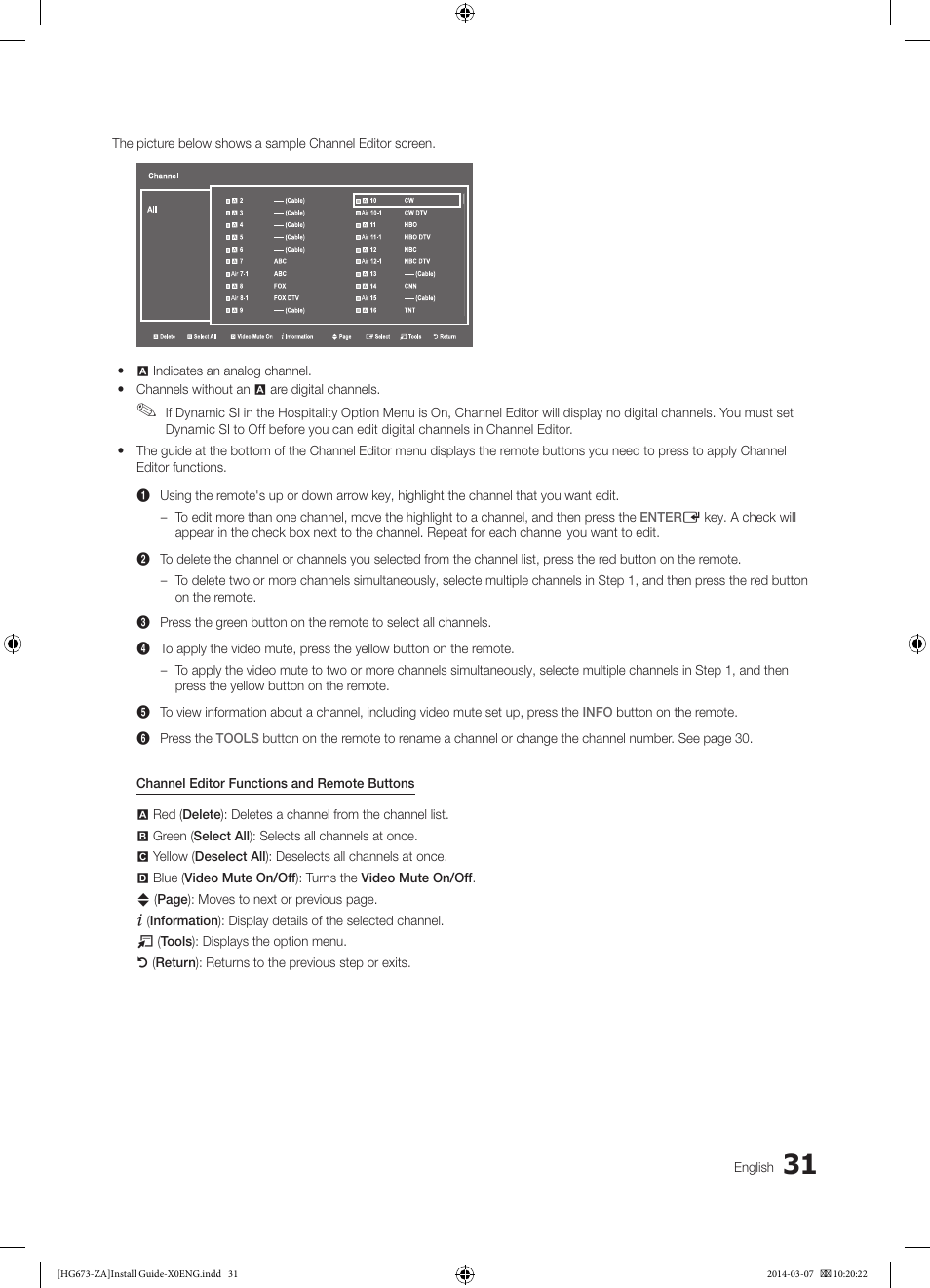 Samsung HG28NC673AFXZA User Manual | Page 31 / 39